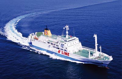 Przeprawa z Promy A Line Ferry to czysta przyjemność