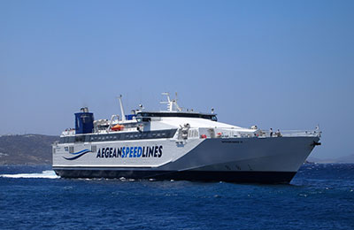 Przeprawa z Promy Aegean Speed Lines to czysta przyjemność