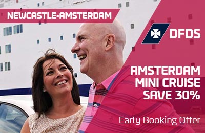 Zaoszczędź 30% na Early Bird Mini Cruise do Amsterdamu