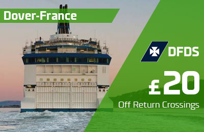 Zaoszczędź 20 £ na Dover-France Return Crossings